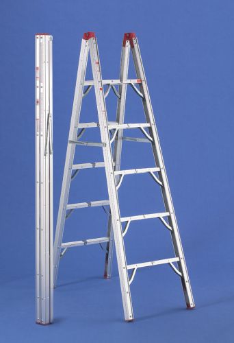 6 foot double sided gpl compact folding ladder for sale