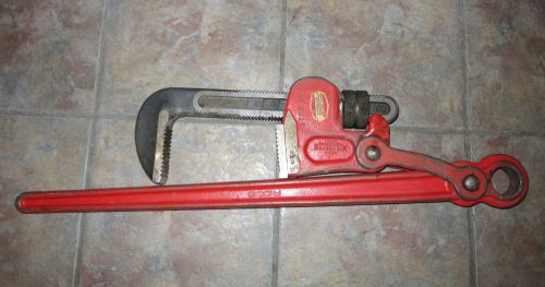 Ridgid super six (6) compound leverage pipe wrench for sale