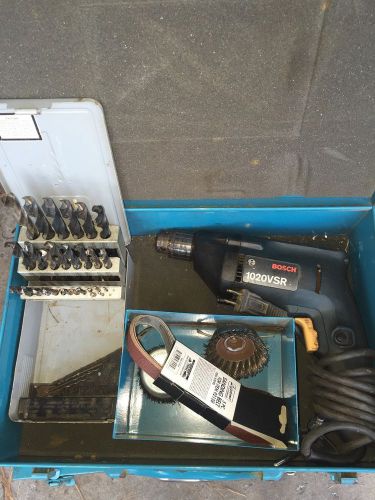 Bosch 1020vsr corded drill,with drill bits and extra attatchments. for sale