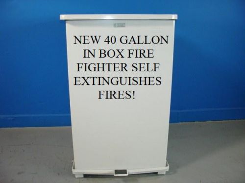Defenders fire fighter self extinguishing trash 40 gal for sale