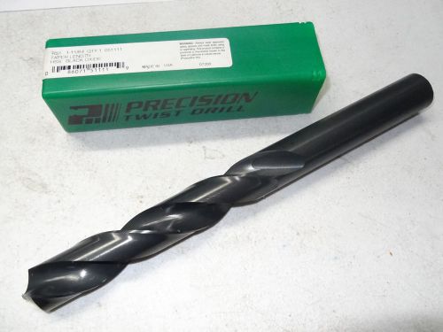 New ptd precision twist 1-11/64&#034; r51 taper length drill hss black oxide 51111 for sale