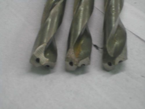 37/64 cleveland cobalt oil hole drill, threaded shank 9/16-18, lot of 3 for sale