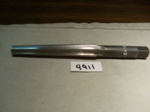 (#4911) used machinist no.1 usa made straight flute morse taper finish reamer for sale