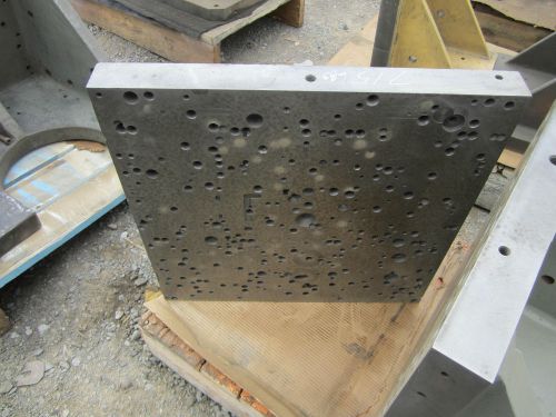 (AB21) 24&#034; X 24&#034; X 2.25 Face Drilling/Machining Angle Block/Plate 24&#034; X 18&#034; Base