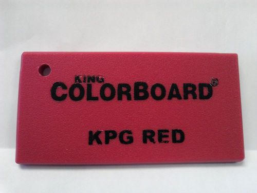 1/2 &#034; red king colorboard (starboard) hdpe -  24&#034;x48&#034; for sale