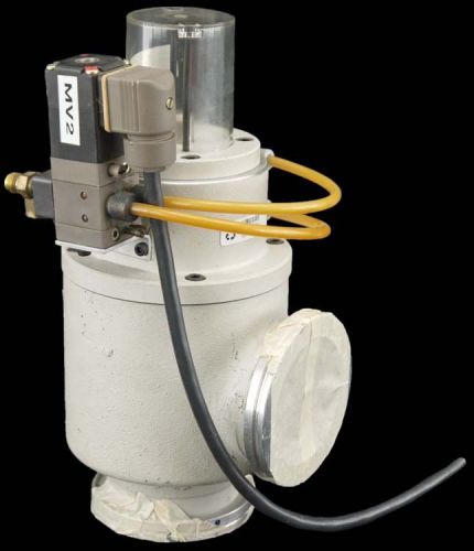 Leybold-heraeus 28175b3 right angle vacuum valve 92300782 +burkert 420-g for sale