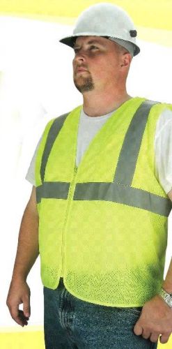 Black Stallion Mesh Safety Vest w/ Reflective Strips XL