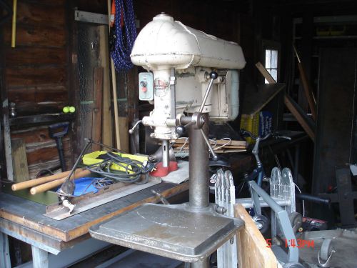 Walker turner drill press with 3/4 hp motor 208 volt 3 phase. for sale