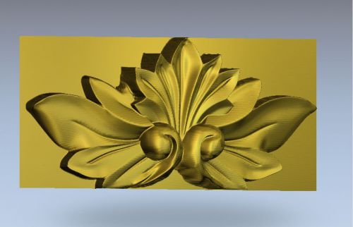 beautiful artcam cnc decor 3D model relief Stl Rlf For CNC 77 45