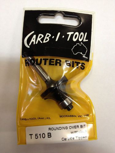 Carb-i-tool t 510 b 7.9mm radius x  1/4 ” carbide tipped rounding over router bit for sale