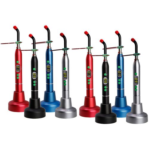 8X Dental LED Curing Light Lamp Wireless Cordless D2 Curing Lamp Unit