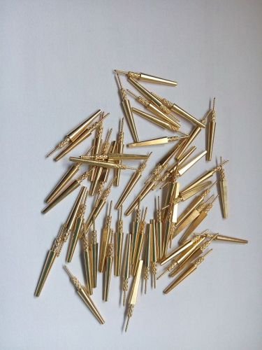 500 pcs Dental Lab Dowel Pins, Brass, with Spike,YOU DENT Brand New