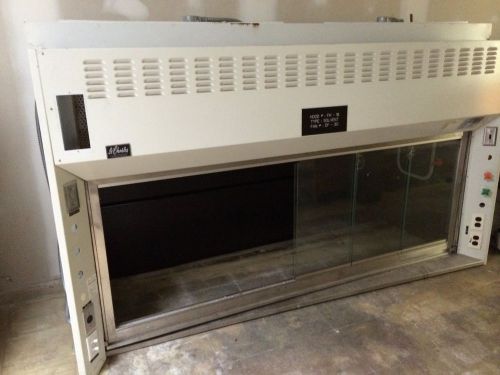 Chemical fume hood two sliding doors eight foot for sale
