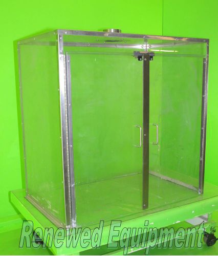Custom plastic bench top safety cabinet hood l 36&#034; x w 23.25&#034; x h 36&#034;  #16 for sale