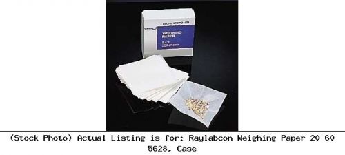 Raylabcon weighing paper 20 60 5628, case lab safety unit for sale