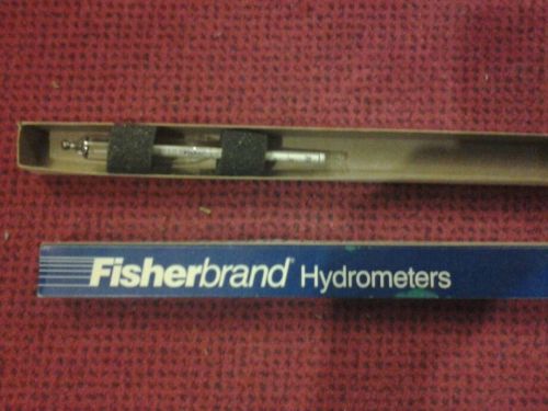 Fisher scientific hydrometer 11-512-b fisherbrand brand 512b .800 to .900 sg