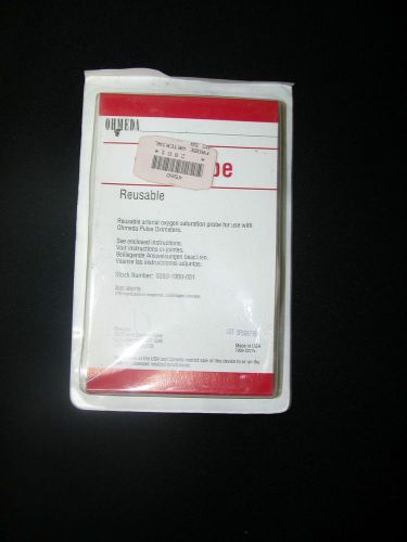 Ohmeda Reusable SoftProbe Arterial Oxygen Saturation Probe Sensor 0380-1000-051