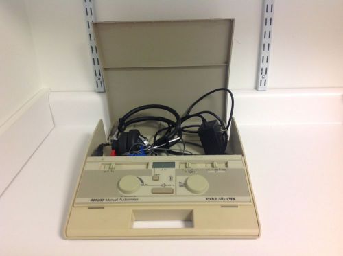 Welch Allyn AM 232 Manual Audiometer Hearing Tester COMPLETE Price to Sell