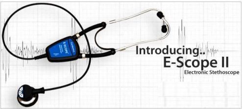 Cardionics e-scope ii electronic clinical stethoscope for sale