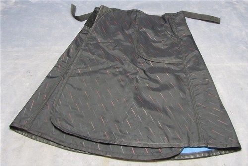 Black &amp; Blue Lead Skirt Wrap Vest X-Ray