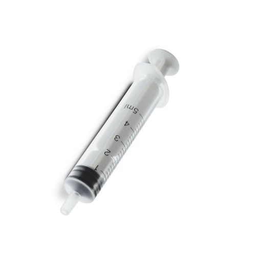 NEW - (100) 5mL 5cc Sterile Luer Slip Syringes Medical Veterinary Syringe 5