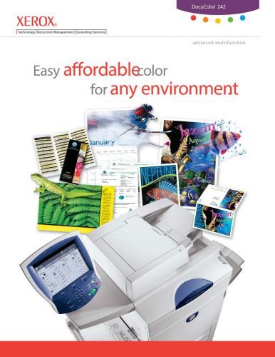Xerox ducocolor 242 advanced multifunction commercial color copier for sale