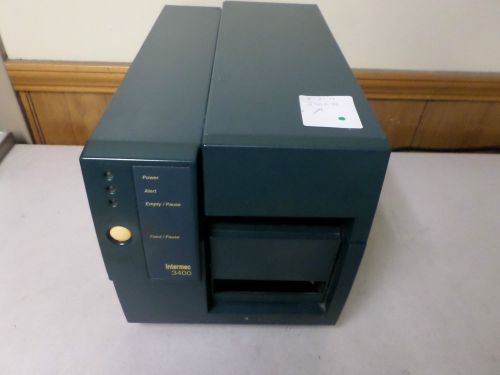 Intermec 3400b monochrome thermal label printer 24 inches mileage parallel ports for sale