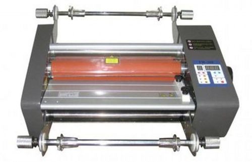Hot roll and cold roll electric laminator 340mm laminating machine 13.4&#039;&#039;