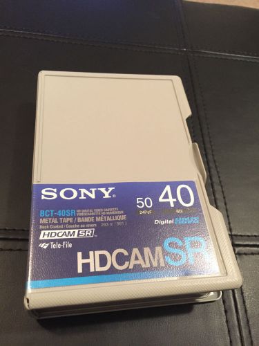 2x Sony BCT 40SR  HDCAM SR tape  40min