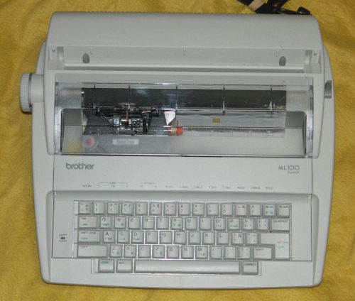 Brother Electronic Typewriter model # ML-100 / with type cartridge!*