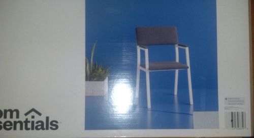 Brand New NIB Office Chair fabric chair with steel legs modern sleek light room