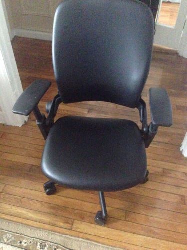 Steelcase Leap Office Chair V2 Highback Model Fully Loaded - BLACK  Watch