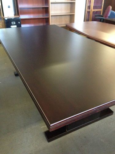 ***RECTANGULAR CONFERENCE TABLE by REGENCY OFFICE FURN 8ft L in MAHOGANY WOOD***