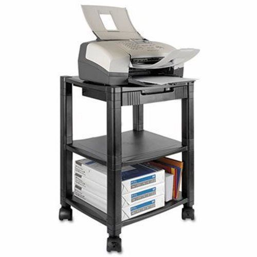Kantek Mobile Printer Stand, 2-Shelf, 17w x 13-1/4d x 19-3/4h, Black (KTKPS540)