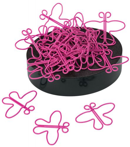 Miles Kimball Butterfly Paperclips on Magnetic Base 