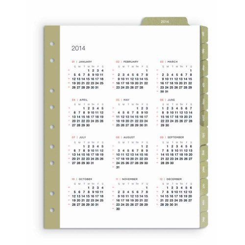 Brand New Mini Smart Date Month Tabs by Russell + Hazel
