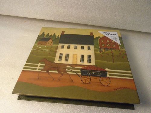 LEGACY DELUXE DESK ORGANIZER NICE COUNTRY SCENE ON COVER