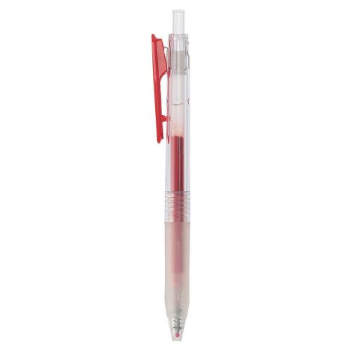 MUJI Moma Gel ballpoint pen knock type 0.5mm Red from Japan New