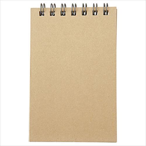 MUJI Moma Recycled paper double ring memo A7 40 sheets Beige from Japan New
