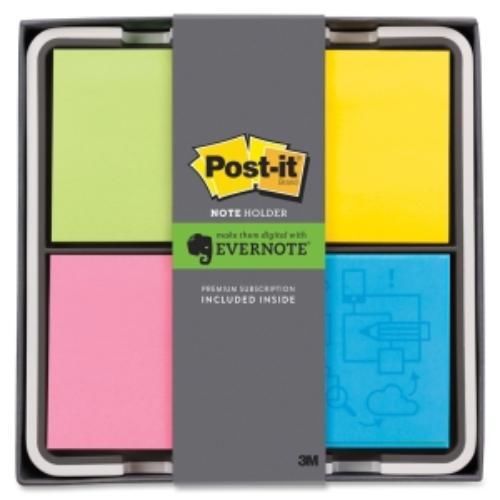 Post-it note holder, evernote collection, quad - assorted (nh654ev4) for sale