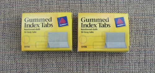 100 NEW Avery Gummed Index Tabs No 59106 FREE SHIPPING