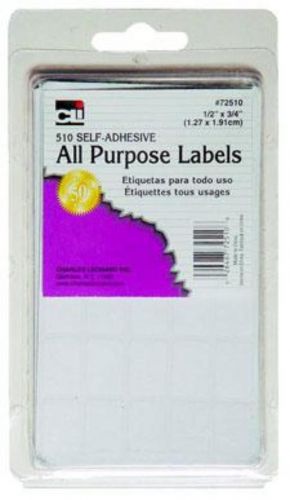 Charles Leonard Self-Adhesive Labels All Purpose 1/2&#039;&#039; x 3/4&#039;&#039;