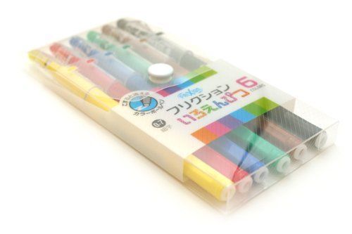 pilot friction 6 color pencil set (japan import) 0.7 mm LFP78FN-6C