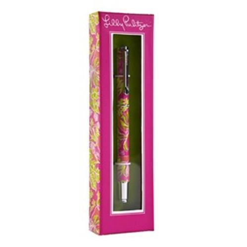 LILLY PULITZER Ballpoint Ink Pen LUSCIOUS nib great gift in box
