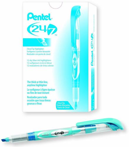 Chisel Tip Liquid Highlighter Blue Ink Box Of Multi-purpose Highlighter