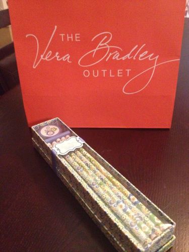 VERA BRADLEY Pencil Box Set Flowers Gift Sharpener Ladies Girls Stylish Woman