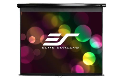 New elite screens m128uwx 128&#034;(16:10) manual pull down screen - home theater for sale