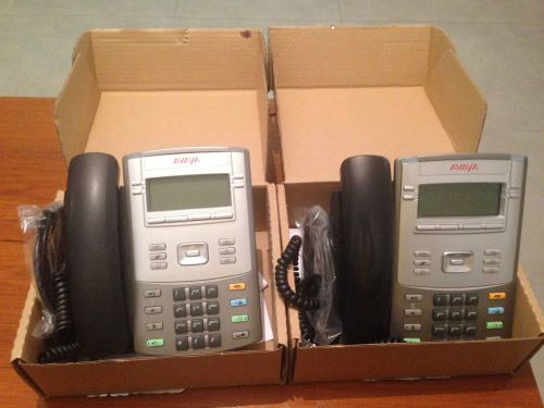 Two units Avaya Nortel IP 1120E PoE Business Display Phone(used),Qty Avail.