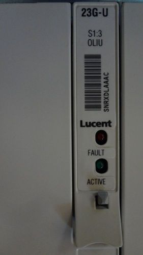 Lucent DDM-2000 OC-12 Multiplexer Card 23G-U S1:3 OLIU OPTICAL LINE CARD FIBER
