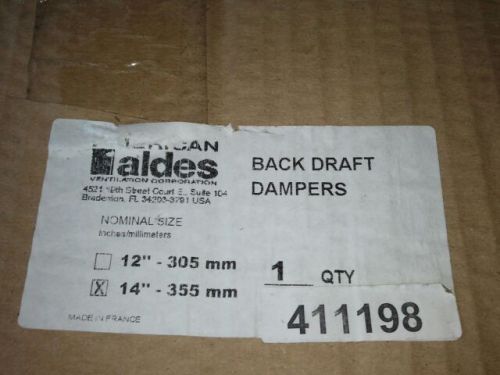 Aldes 14&#034; backdraft damper for sale